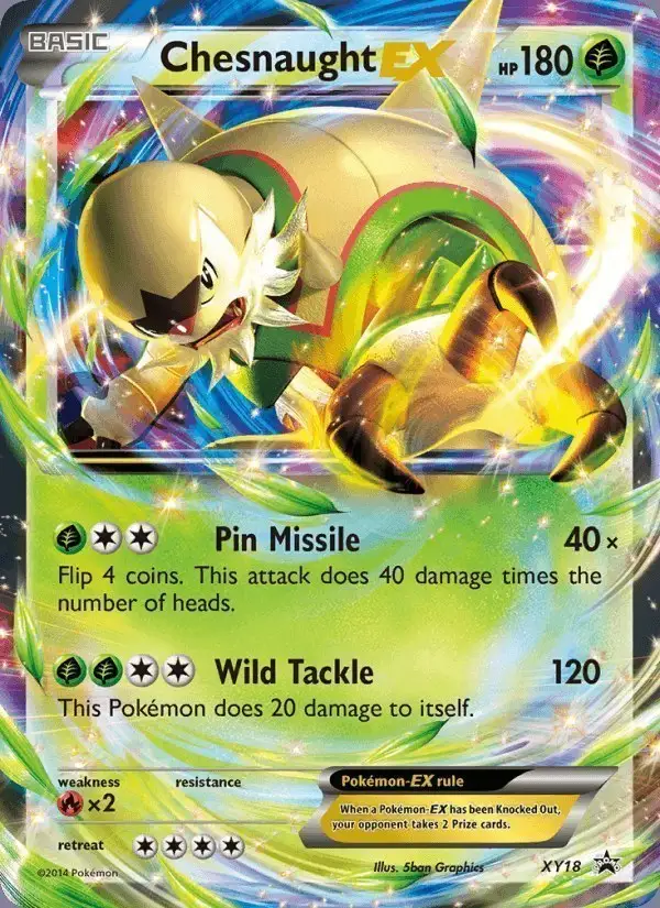 Chesnaught EX #XY18 XY Black Star Promos PSA 10