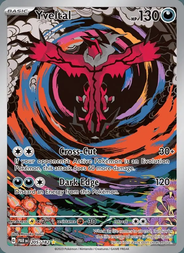 Yveltal #205 Paradox Rift PSA 10