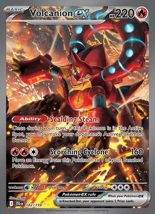 Volcanion ex #182 Journey Together PSA 10