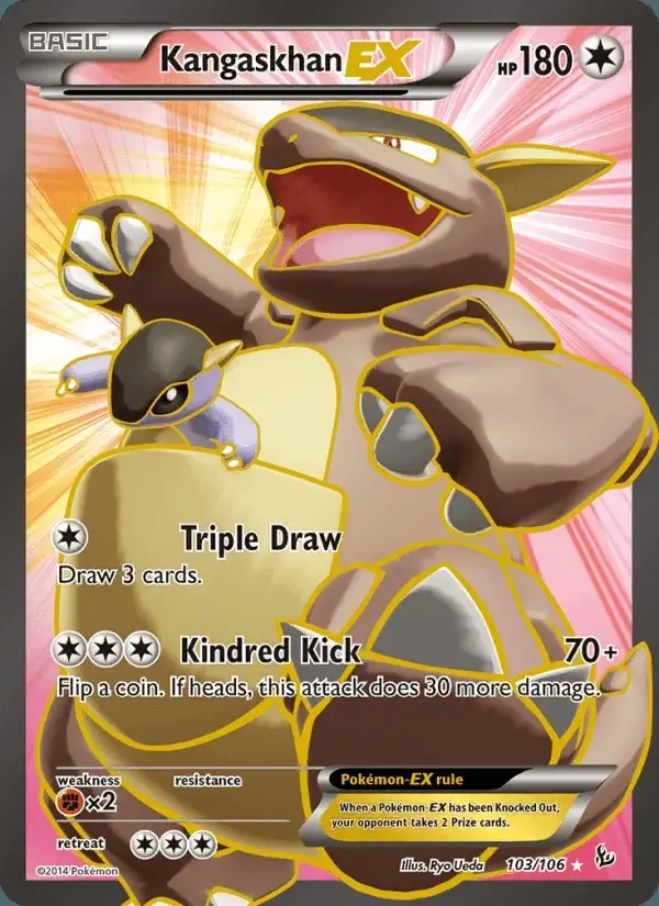 Kangaskhan EX #103 Flashfire PSA 10