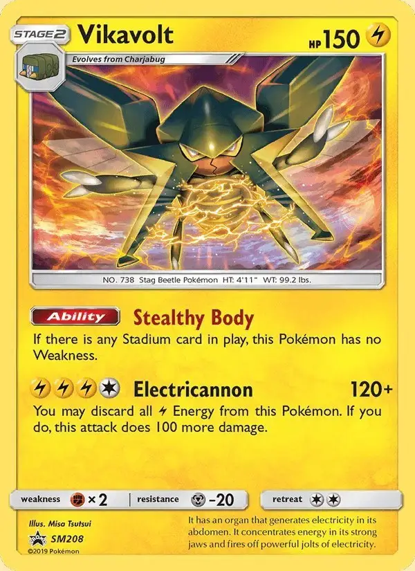Vikavolt #SM208 SM Black Star Promos PSA 10