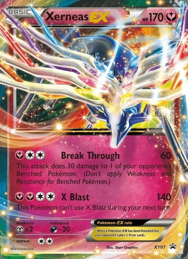 Xerneas EX #XY07 XY Black Star Promos PSA 10