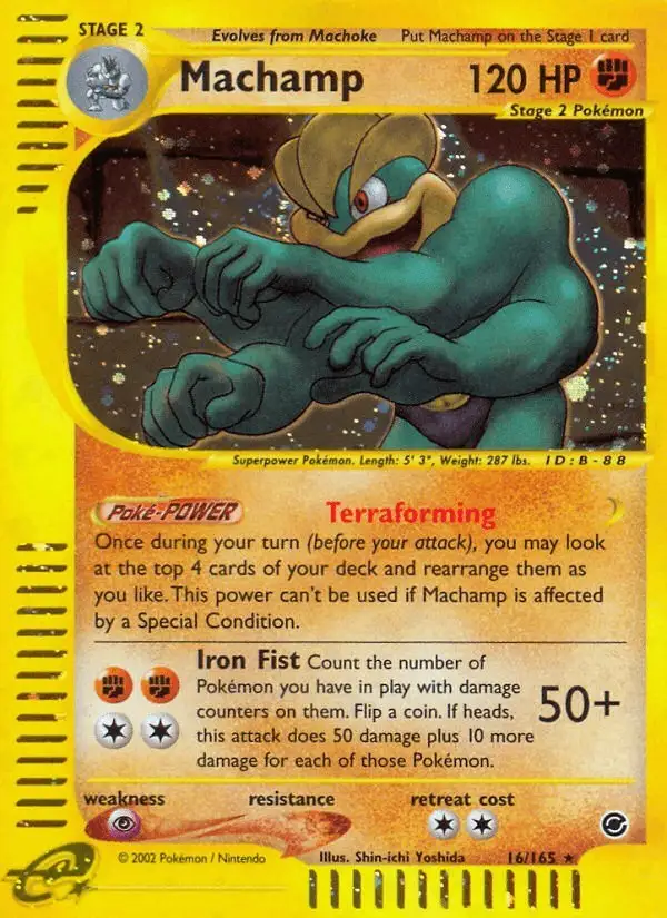 Machamp #16 Expedition Base Set PSA 10