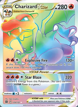 Charizard VSTAR #174 Brilliant Stars PSA 10