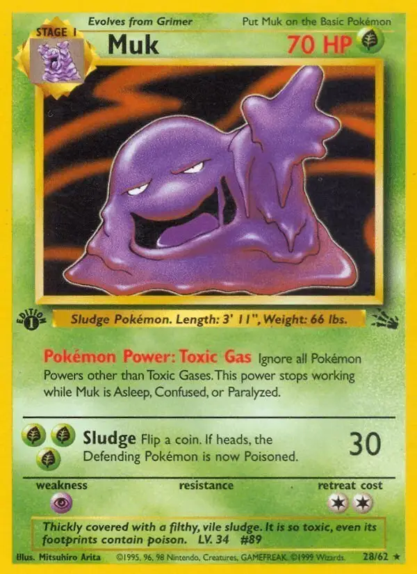 Muk #28 Fossil PSA 10