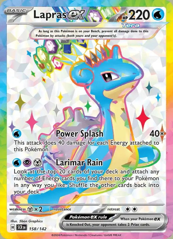 Lapras ex #158 Stellar Crown PSA 10