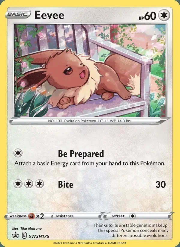 Eevee #SWSH175 SWSH Black Star Promos PSA 10
