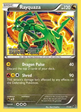 Rayquaza #11 Dragon Vault PSA 10
