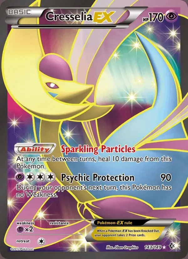 Cresselia-EX #143 Boundaries Crossed PSA 10