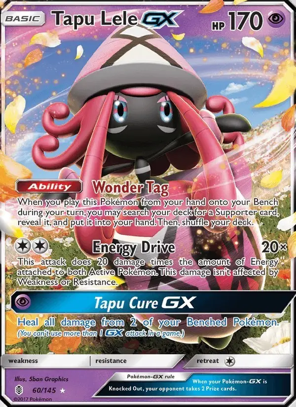 Tapu Lele GX #60 Guardians Rising PSA 10