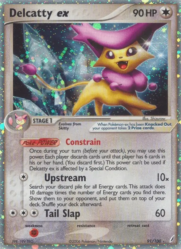 Delcatty ex #91 Crystal Guardians PSA 10