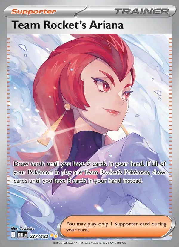 Team Rocket's Ariana #237 Destined Rivals PSA 10