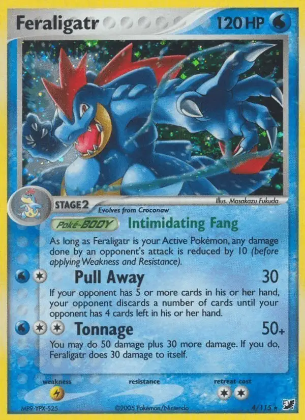 Feraligatr #4 Unseen Forces PSA 10