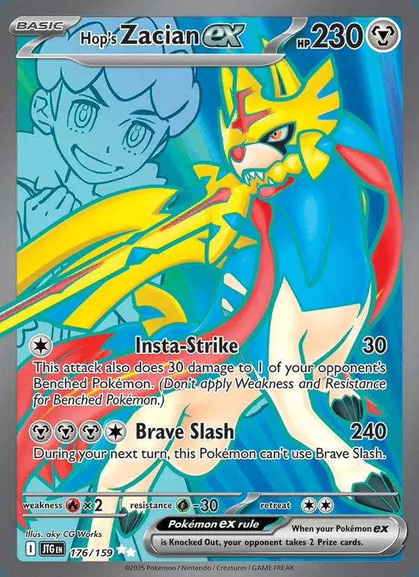 Hop's Zacian ex #176 Journey Together PSA 10