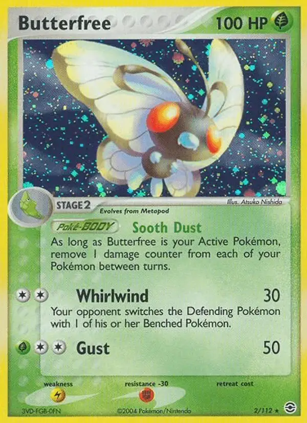 Butterfree #2 FireRed & LeafGreen PSA 10