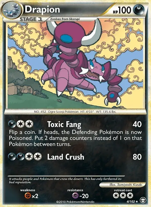 Drapion #4 Triumphant PSA 10
