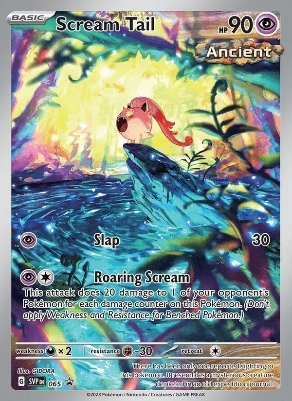 Scream Tail #065 SVP Black Star Promos PSA 10