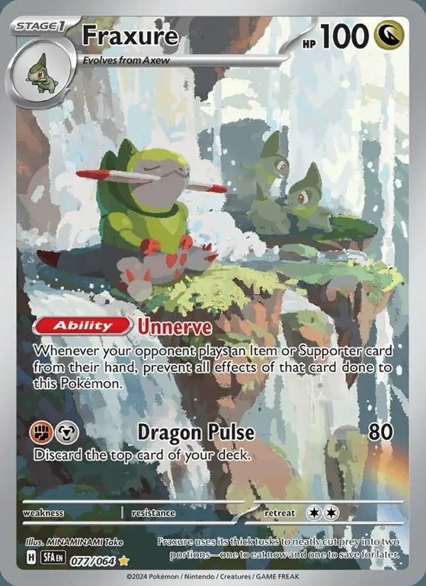 Fraxure #077 Shrouded Fable PSA 10