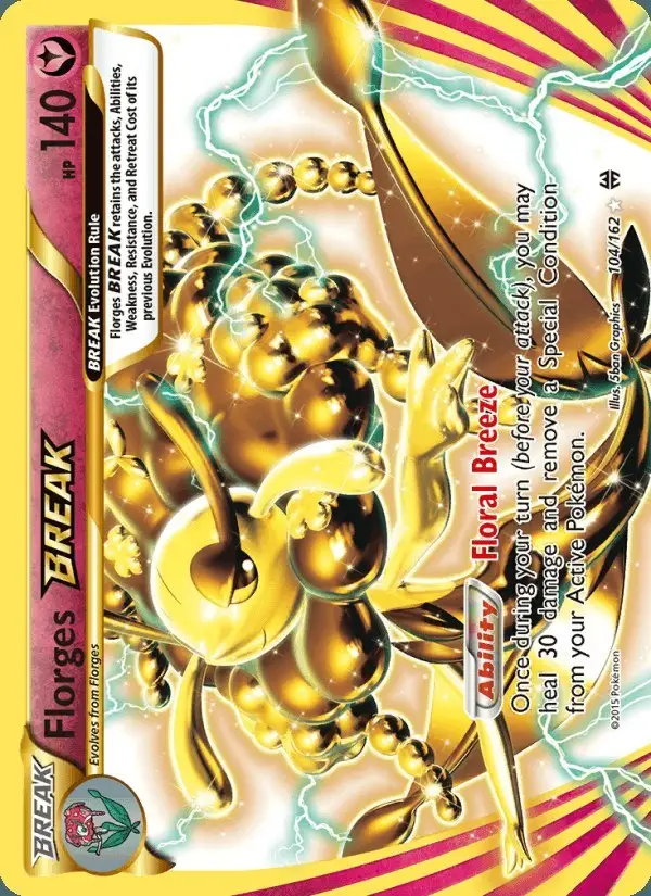 Florges BREAK #104 BREAKthrough PSA 10