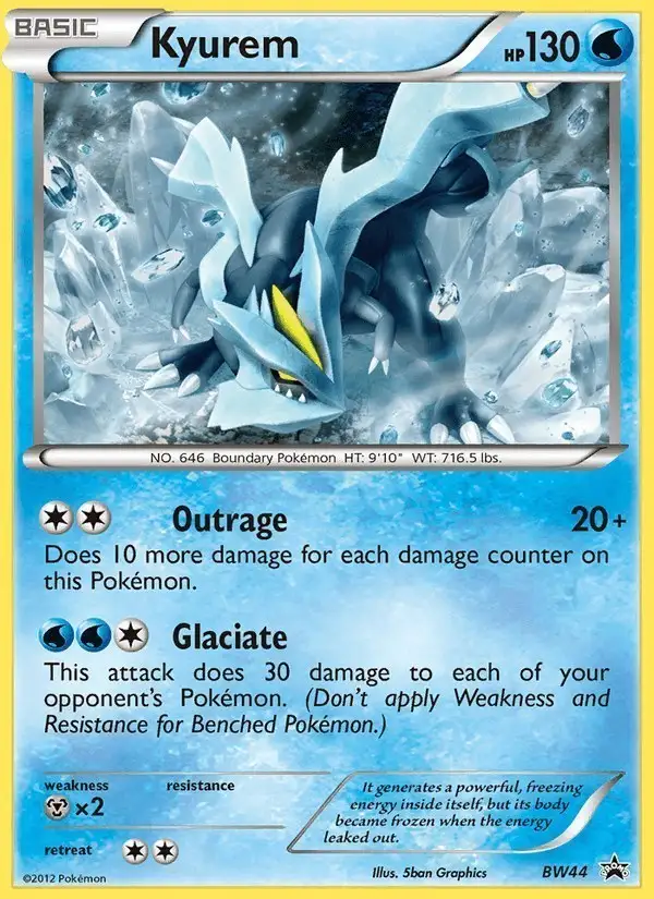 Kyurem #BW44 BW Black Star Promos PSA 10