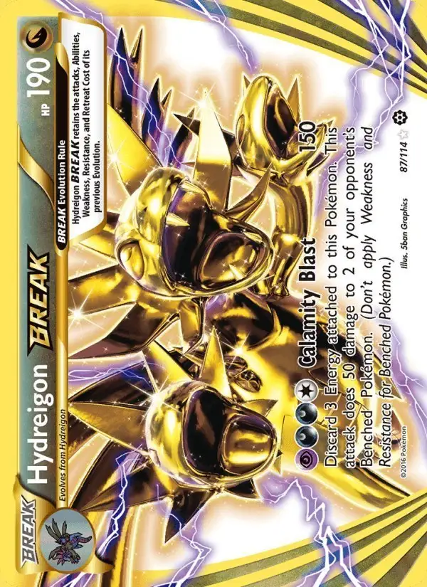 Hydreigon BREAK #87 Steam Siege PSA 10