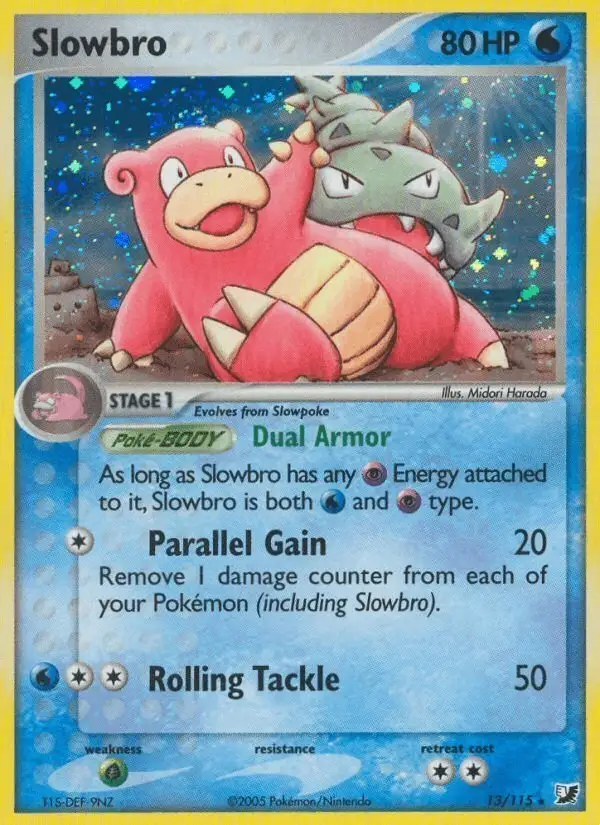 Slowbro #13 Unseen Forces PSA 10