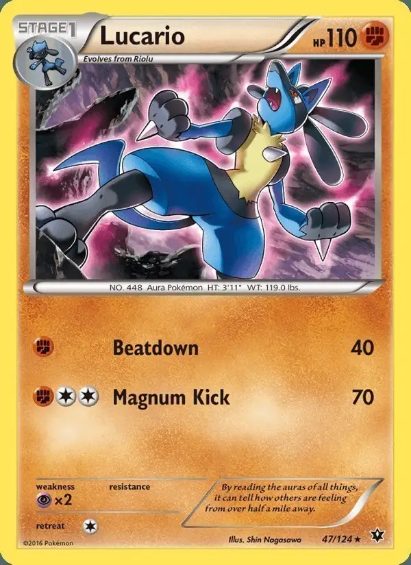 Lucario #47 Fates Collide PSA 10