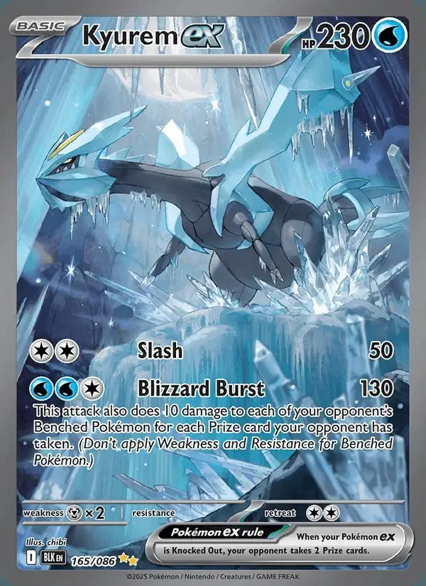 Kyurem ex #165 Black Bolt PSA 10