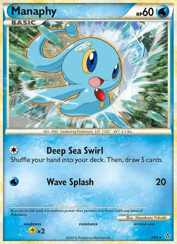 Manaphy #3 Unleashed PSA 10