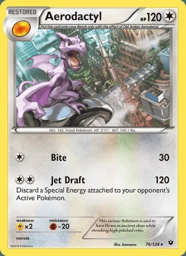 Aerodactyl #76 Fates Collide PSA 10
