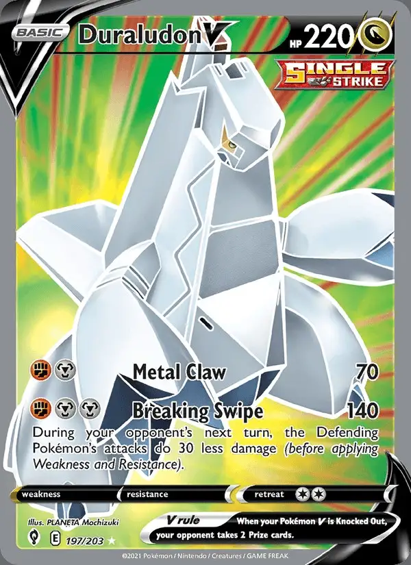 Duraludon V #197 Evolving Skies PSA 10