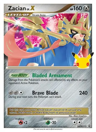 Zacian #SWSH135 SWSH Black Star Promos PSA 10