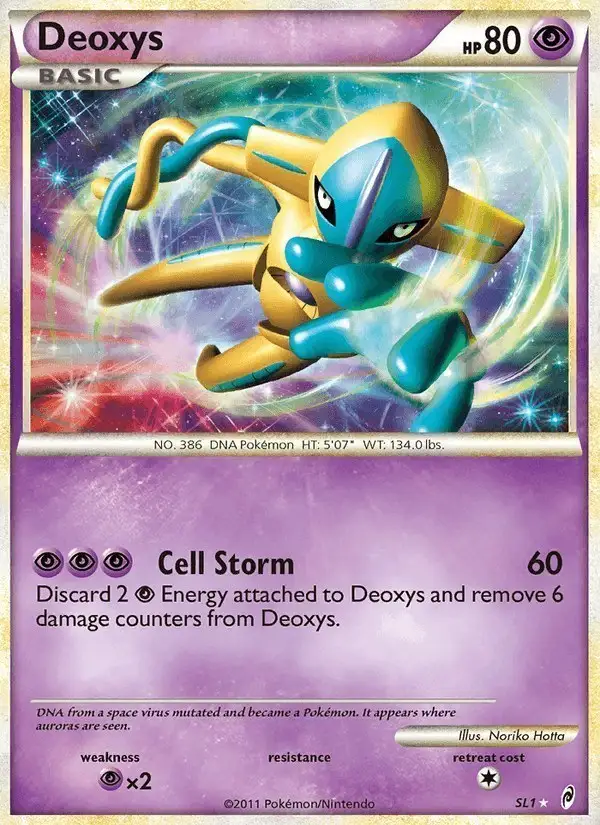 Deoxys #SL1 Call of Legends PSA 10