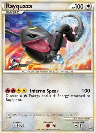 Rayquaza #SL10 Call of Legends PSA 10