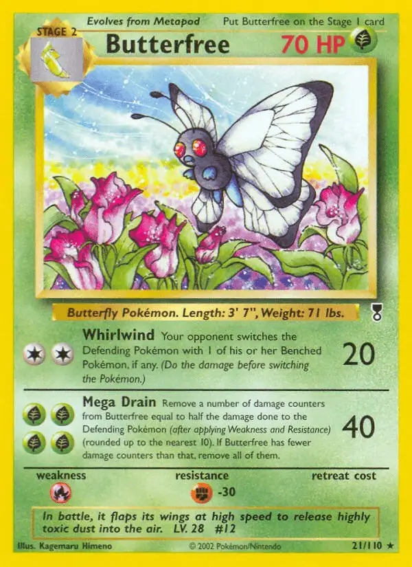 Butterfree #21 Legendary Collection PSA 10