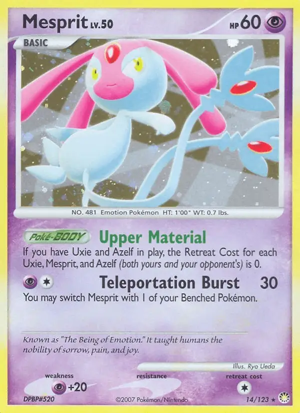 Mesprit #14 Mysterious Treasures PSA 10