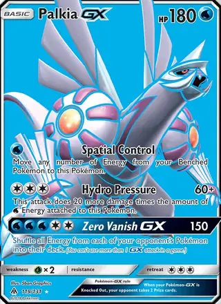Palkia GX #119 Forbidden Light PSA 10
