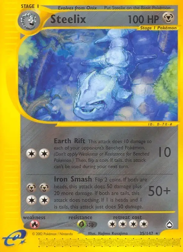 Steelix #35 Aquapolis PSA 10