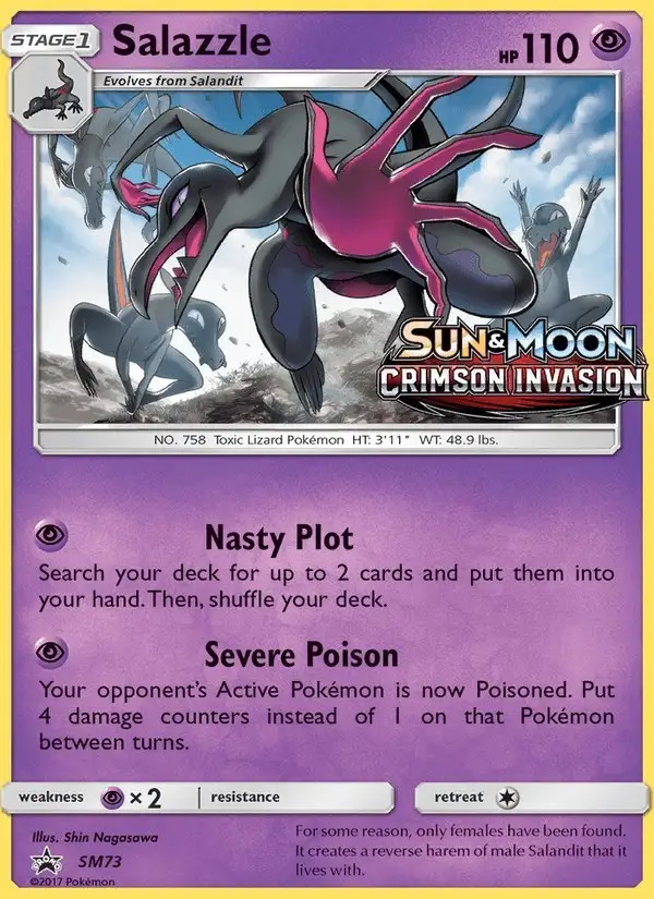Salazzle #SM73 SM Black Star Promos PSA 10