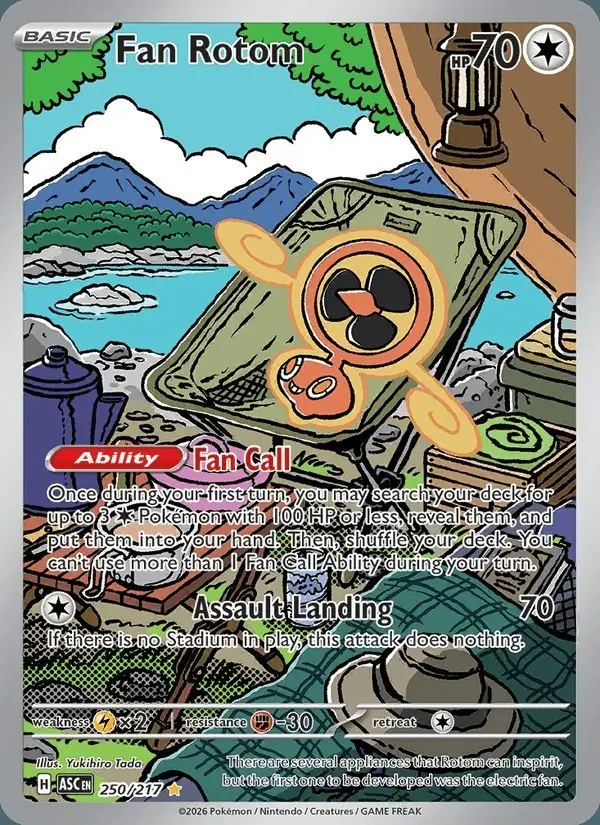 Fan Rotom #250 Ascended Heroes PSA 10