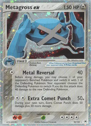 Metagross ex #95 Hidden Legends PSA 10