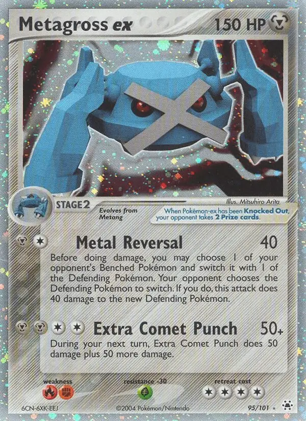 Metagross ex #95 Hidden Legends PSA 10