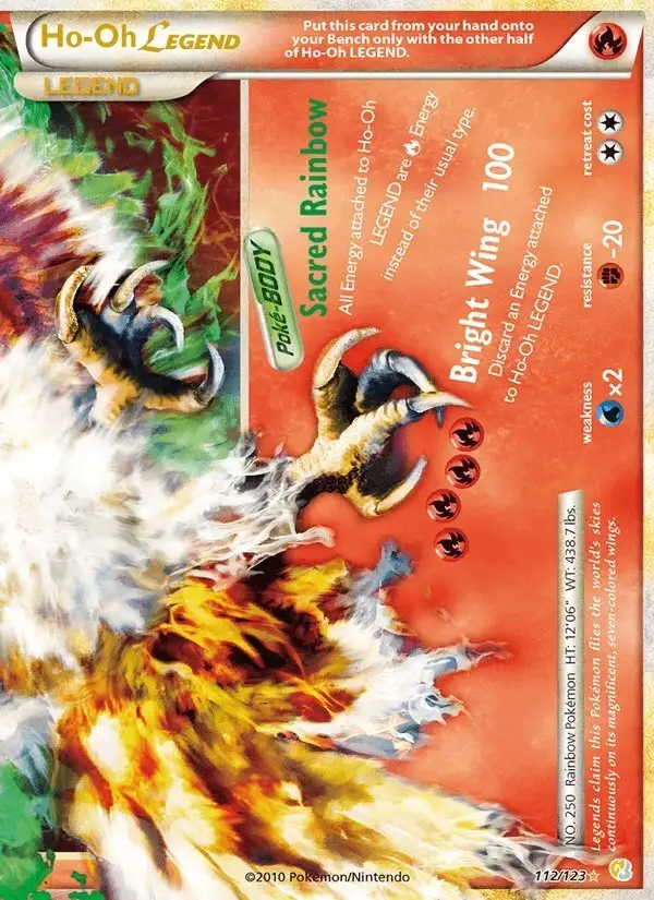 Ho-Oh LEGEND #112 HeartGold SoulSilver PSA 10