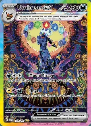 Umbreon ex #161 Prismatic Evolutions PSA 10