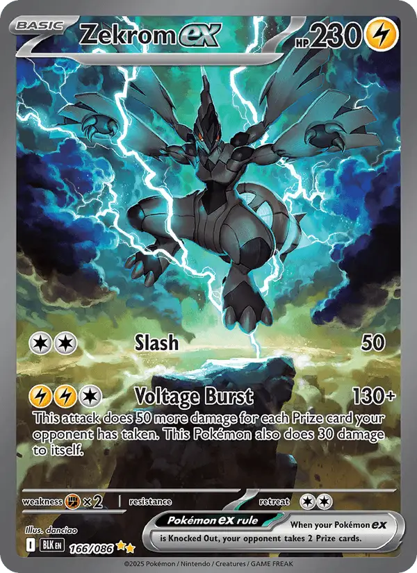 Zekrom ex #166 Black Bolt PSA 10
