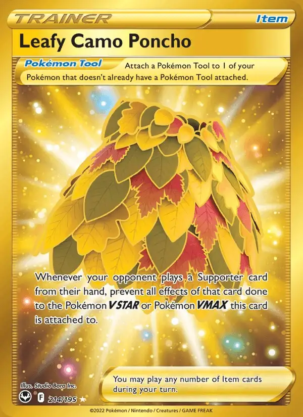Leafy Camo Poncho #214 Silver Tempest PSA 10