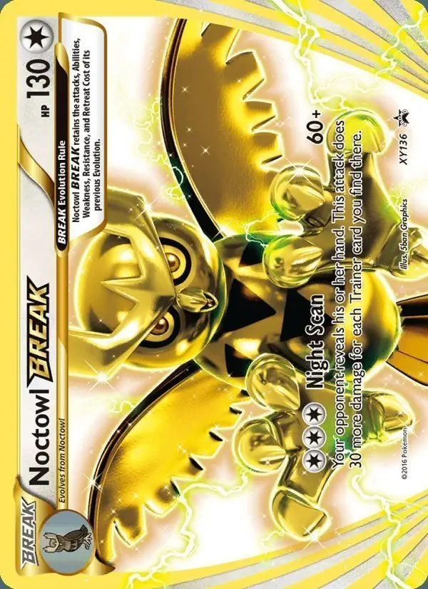 Noctowl BREAK #XY136 XY Black Star Promos PSA 10