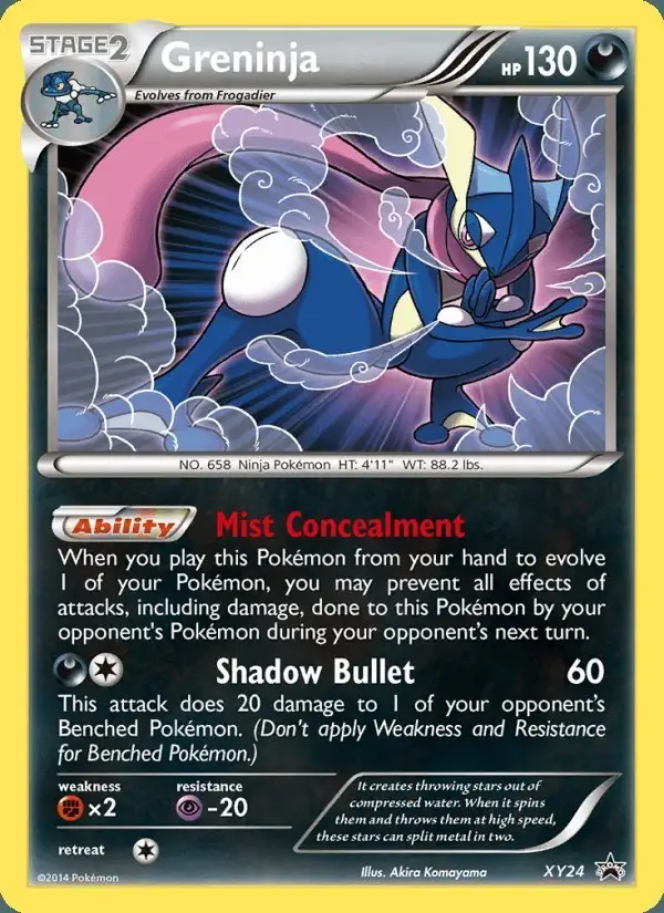 Greninja #XY24 XY Black Star Promos PSA 10
