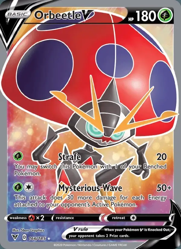 Orbeetle V #166 Vivid Voltage PSA 10