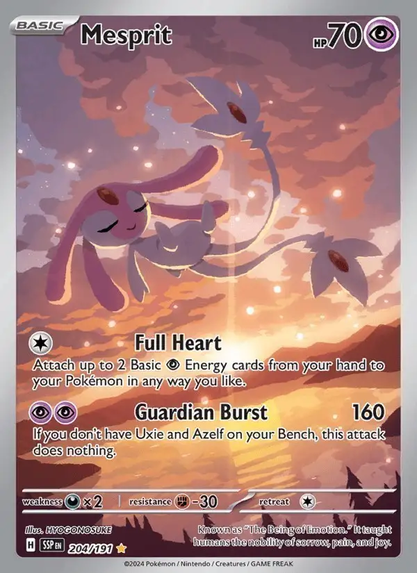 Mesprit #204 Surging Sparks PSA 10